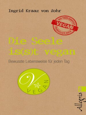 cover image of Die Seele is(s)t vegan